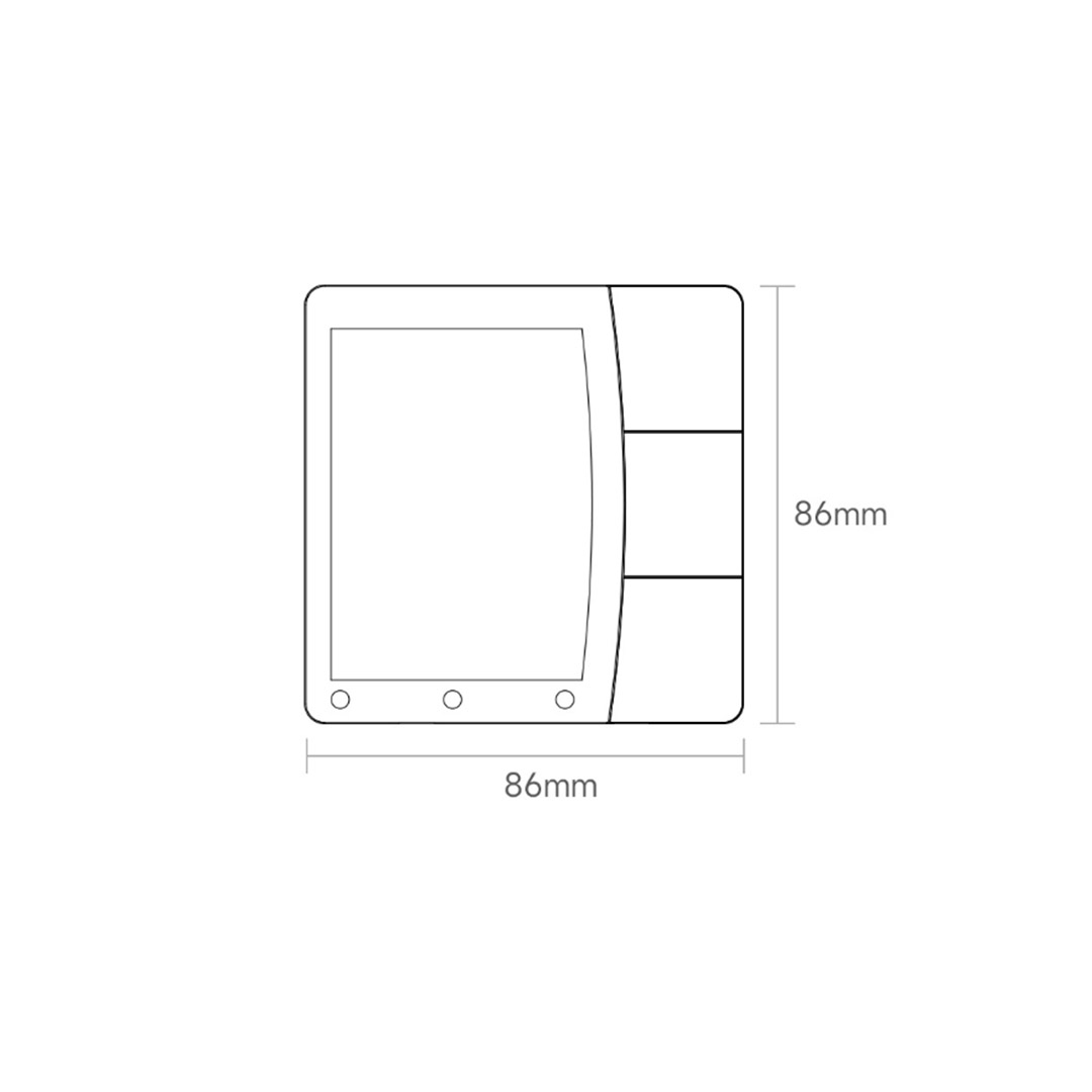 کلید و مانیتور لمسی هوشمند S2 شیائومی مدل S2DW - Image 2