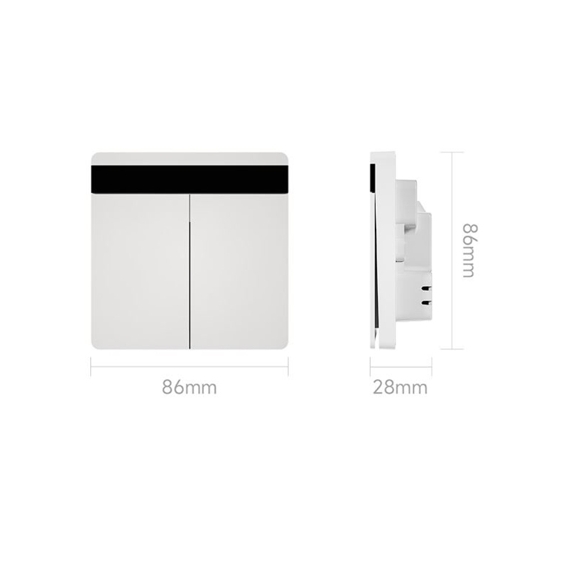 کلید(تک پل، دو پل، سه پل) دیجیتال هوشمند شیائومی Linptech مدل E2 LITE - Image 3