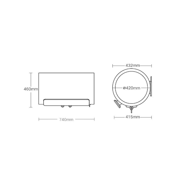 آبگرمکن برقی 60لیتری هوشمندN1 شیائومی MIJIA مدل EWH60-MJ03 - Image 3