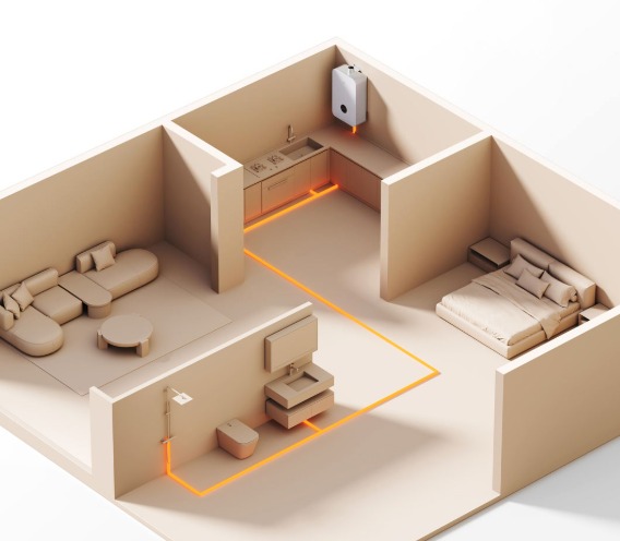 آبگرمکن گازی 16 لیتری هوشمند ۲ شیائومی